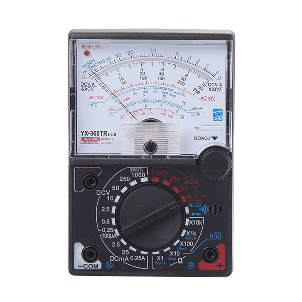 Analog Meter Gauge - Portable Electric Analog Multitester Pointer Voltmeter