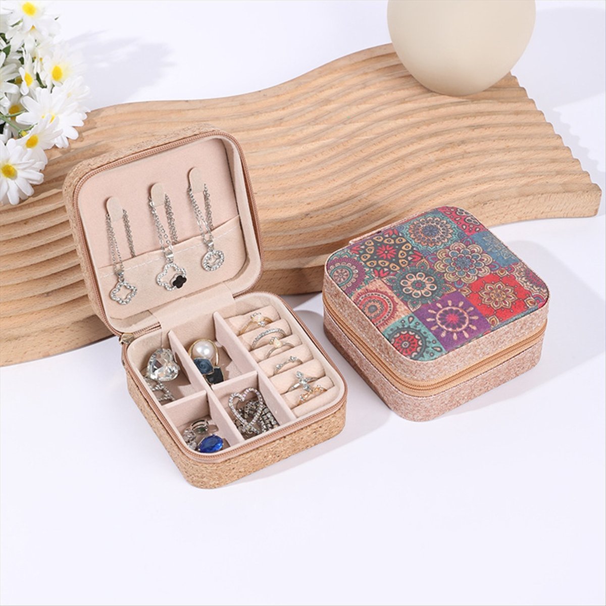 [N84R] 4PCS Vintage Cork Jewel - đánh giá và giá Vintage Zipper