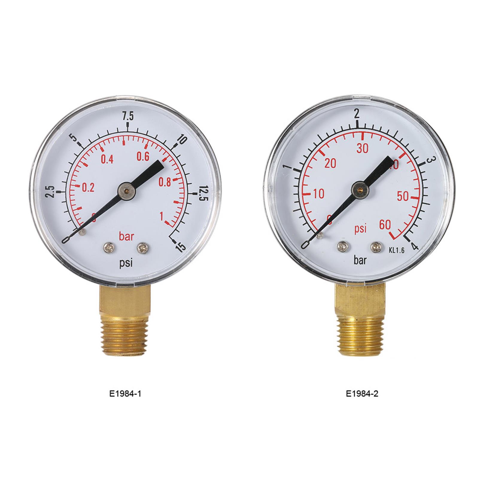 50mm Pool Filter Water Pressur - đánh giá và giá Analog Meter Gauge