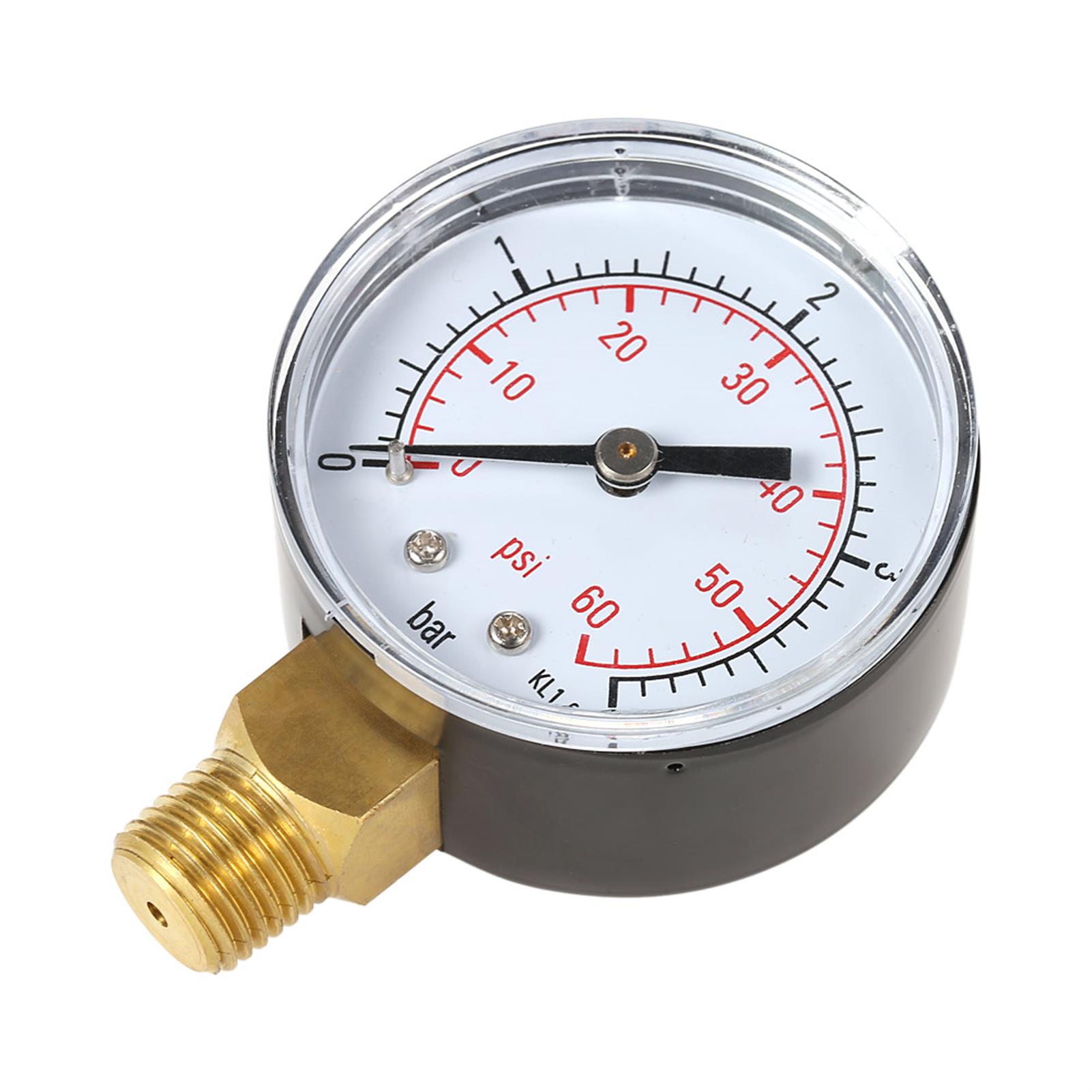 50mm Pool Filter Water Pressur - đánh giá và giá Analog Meter Gauge